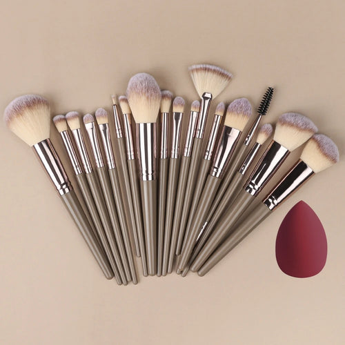 20Pcs Makeup Brushes Set Professional Super soft detail Blush