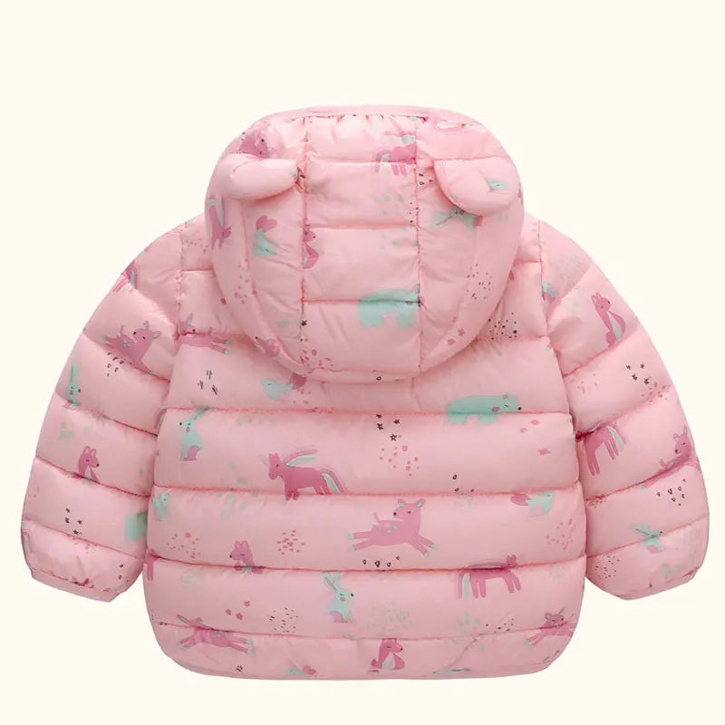 Kid Clothes Children Down Coat Mid-length Long Sleeve Boys Girls Puffer Jackets Thicking Warm Children Jacket Coats Winter Parka