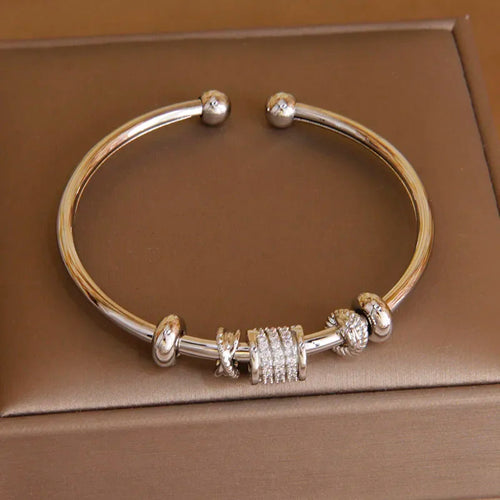 New Design Multilayer Irregular Beads Open bangles & bracelets for women