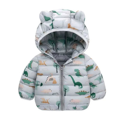 Kid Clothes Children Down Coat Mid-length Long Sleeve Boys Girls Puffer Jackets Thicking Warm Children Jacket Coats Winter Parka