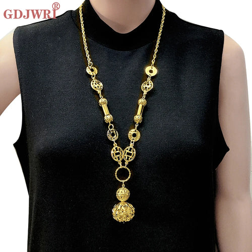 Long Three Layers Trendy For Women Jewelry Statement Necklace