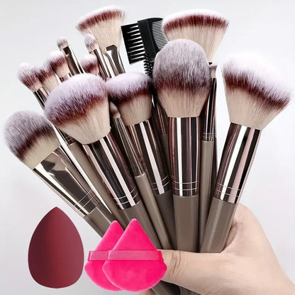 20Pcs Makeup Brushes Set Professional Super soft detail Blush