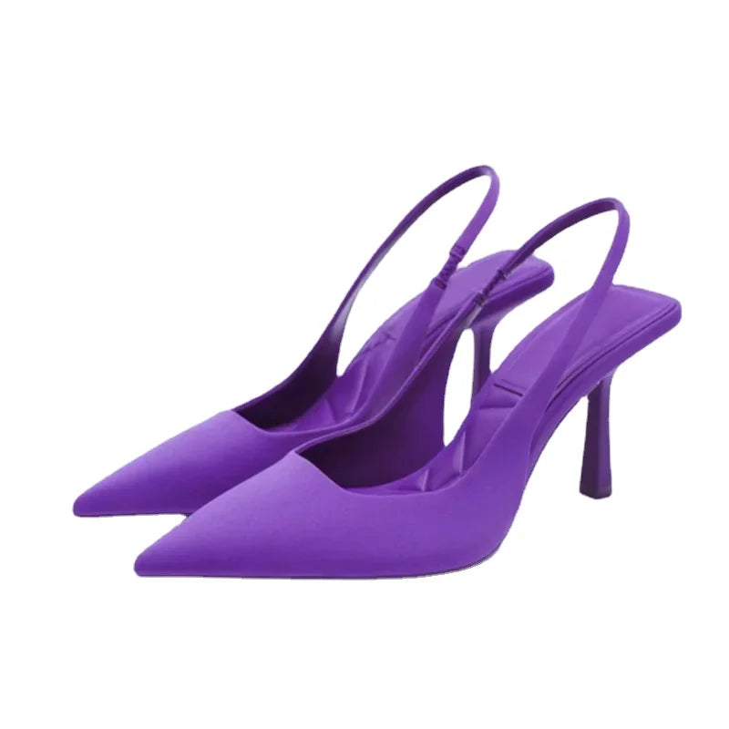 New Autumn Women's Shoes Fashion Women's Pumps Pointed Toe High