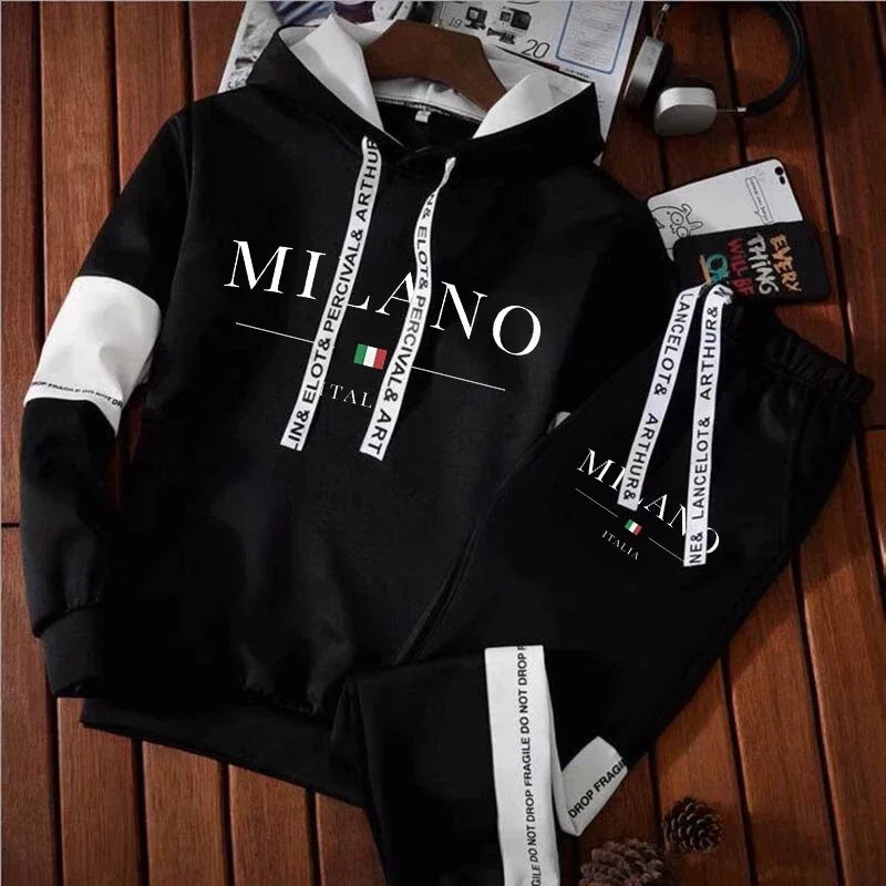 Men's Fashion Luxury Sweatshirt Tracksuit Sport Casual