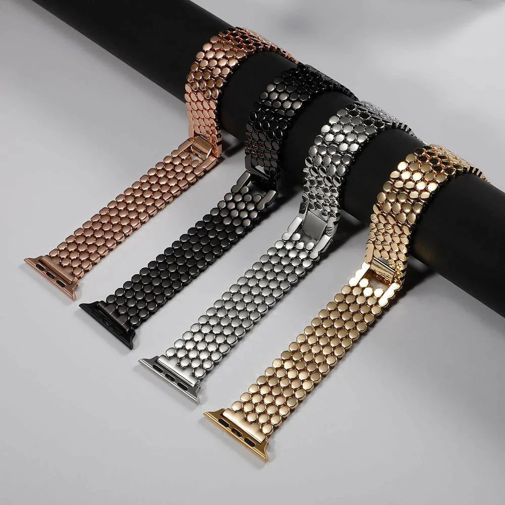 Women Stainless Steel Strap For Apple Watch Ultra 49mm 38mm 42 40 44mm