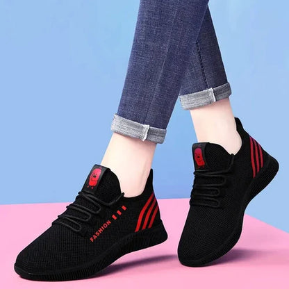 Fashionable Women's Casual Student Flats Sporty Travel Shoes Running