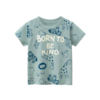 Children's T-Shirt for Boys Girls Kids Shirts Baby Short Sleeve