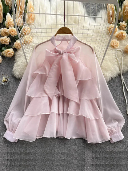 French Spring Summer New Style Ruffles Edge Gentle Sweet Style