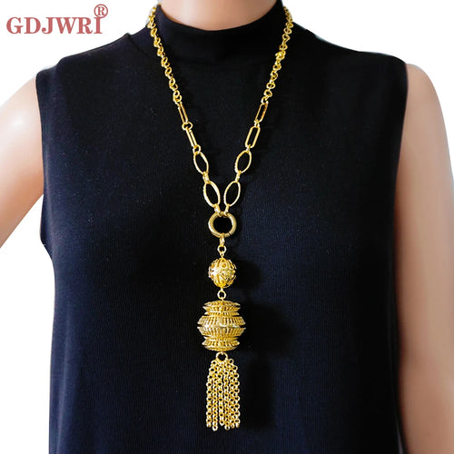 Long Three Layers Trendy For Women Jewelry Statement Necklace