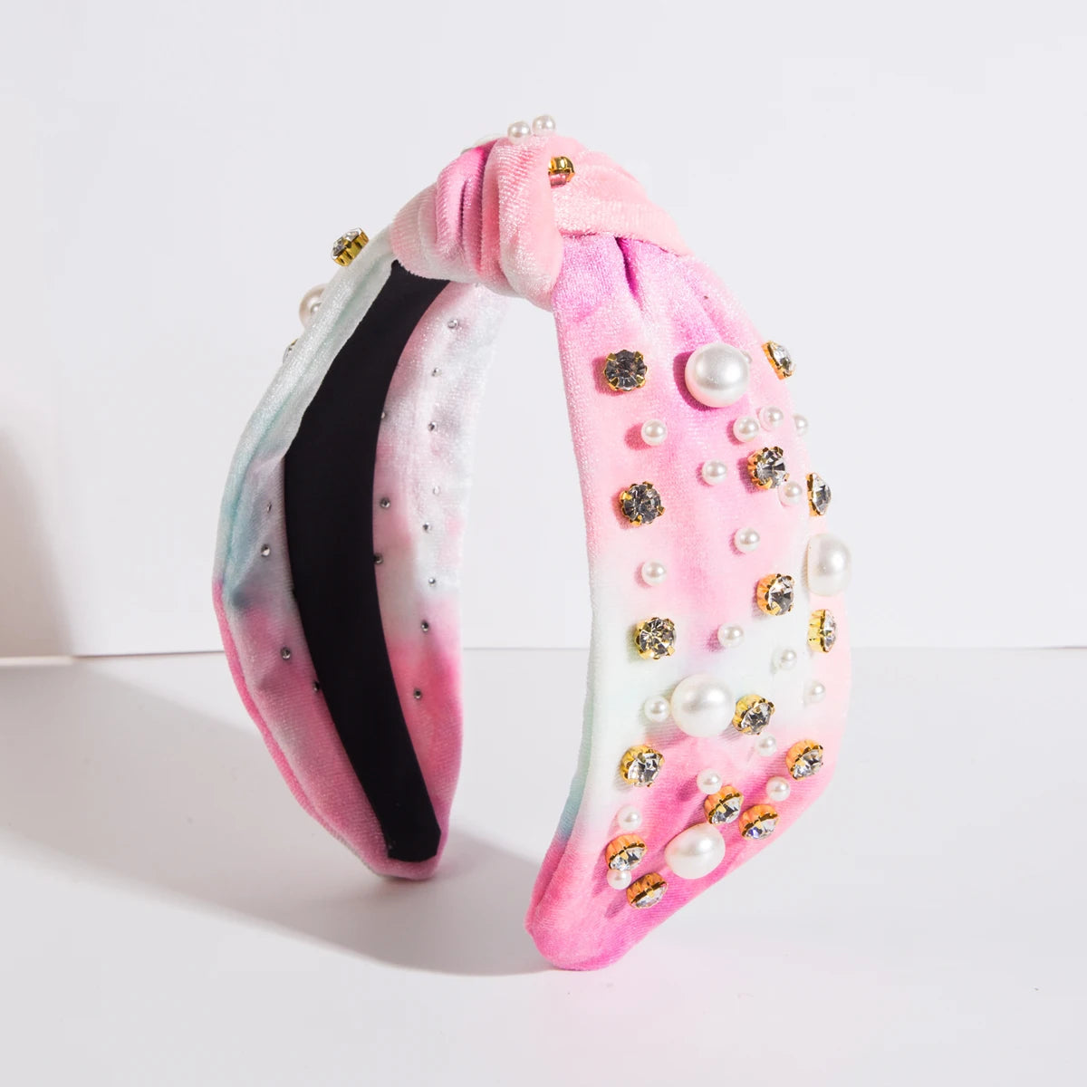 Fashionable And High-End Hairbands with Pearls and studs