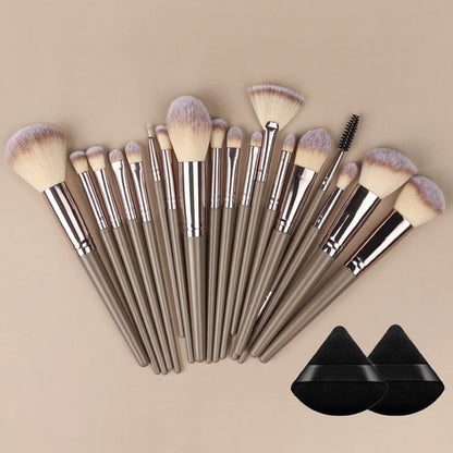 20Pcs Makeup Brushes Set Professional Super soft detail Blush