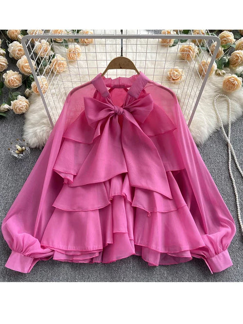 French Spring Summer New Style Ruffles Edge Gentle Sweet Style