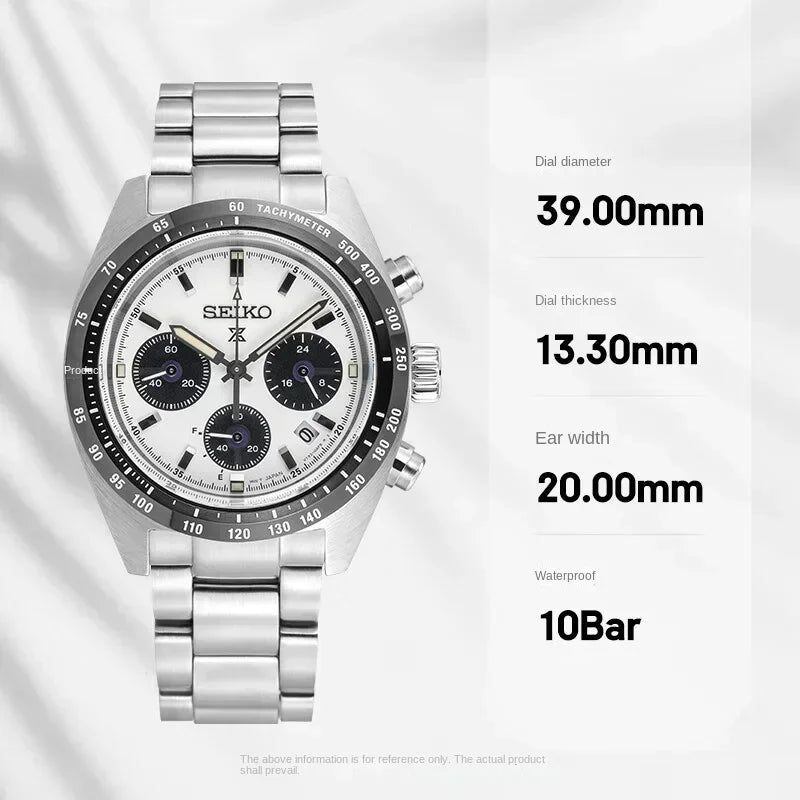 SEIKO Panda Men Sport Daytona Top Brand Luxury Quartz Watch for Men