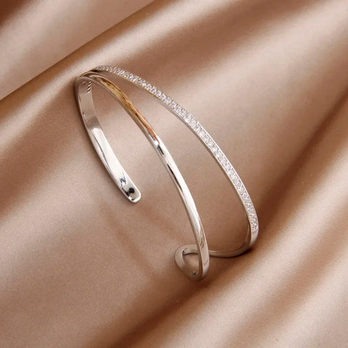 New Design Multilayer Irregular Beads Open bangles & bracelets for women