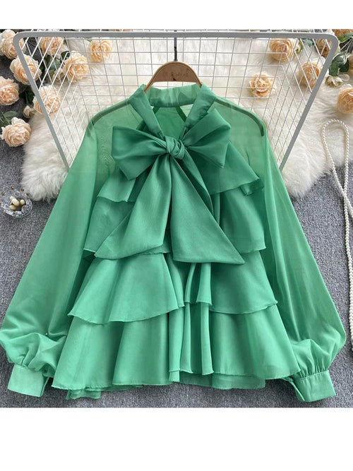 French Spring Summer New Style Ruffles Edge Gentle Sweet Style