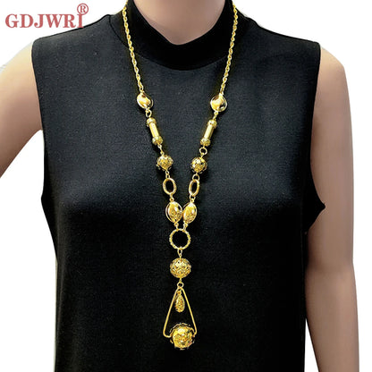 Long Three Layers Trendy For Women Jewelry Statement Necklace