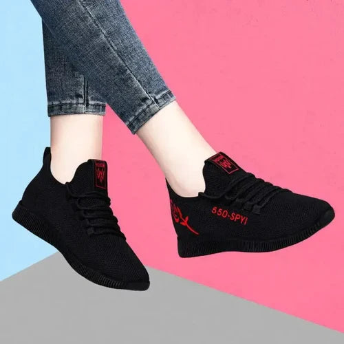 Fashionable Women's Casual Student Flats Sporty Travel Shoes Running