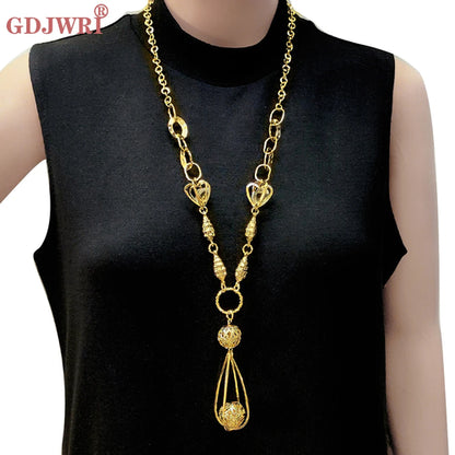 Long Three Layers Trendy For Women Jewelry Statement Necklace