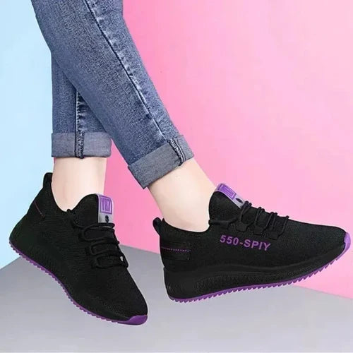 Fashionable Women's Casual Student Flats Sporty Travel Shoes Running