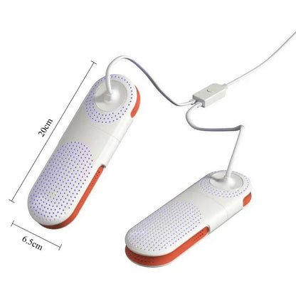 Portable Electric Shoes Dryer Deodorizer with Heat Dehumidifier Device Timer Heater Eliminate Odor UV Shoe Drying Household