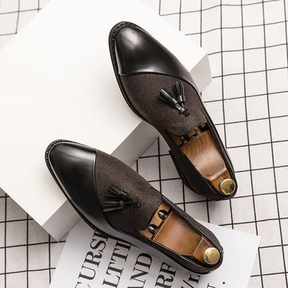 Men Business Dress Casual Fashion Elegant Formal ShoesSlip-on Evening