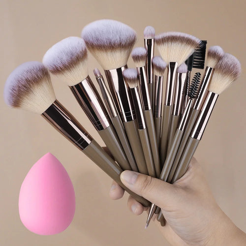 20Pcs Makeup Brushes Set Professional Super soft detail Blush