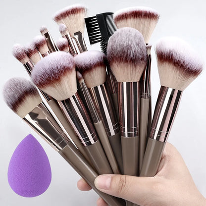 20Pcs Makeup Brushes Set Professional Super soft detail Blush