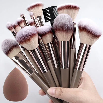 20Pcs Makeup Brushes Set Professional Super soft detail Blush