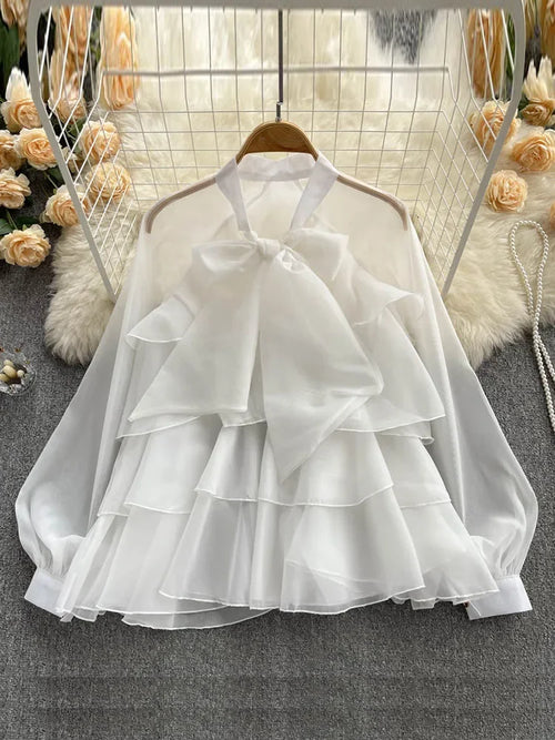 French Spring Summer New Style Ruffles Edge Gentle Sweet Style