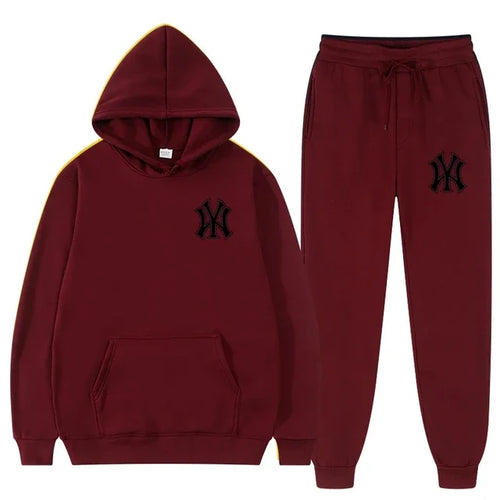 Sweater Male Set Sport Pants