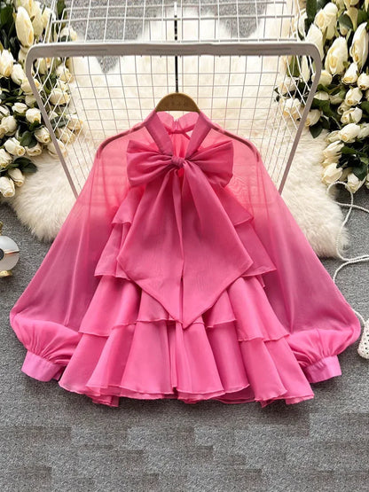 French Spring Summer New Style Ruffles Edge Gentle Sweet Style