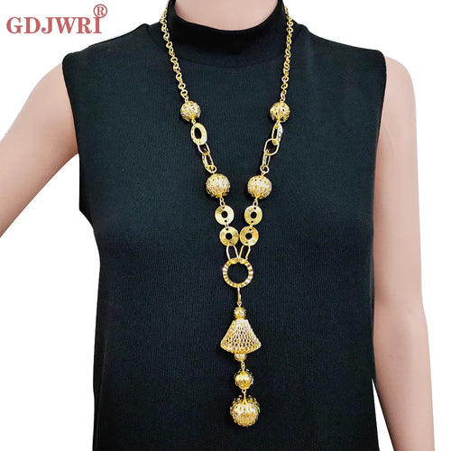 Long Three Layers Trendy For Women Jewelry Statement Necklace