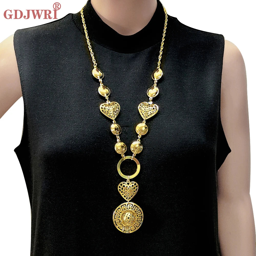 Long Three Layers Trendy For Women Jewelry Statement Necklace