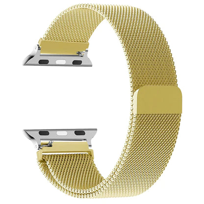 Milanese loop strap For apple Watch band 44mm 40mm 45mm 49mm 41mm 38mm