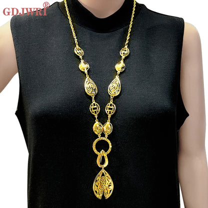 Long Three Layers Trendy For Women Jewelry Statement Necklace