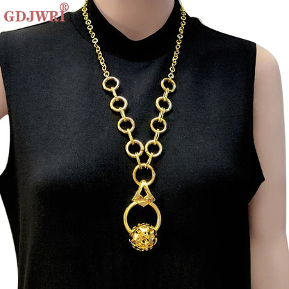 Long Three Layers Trendy For Women Jewelry Statement Necklace