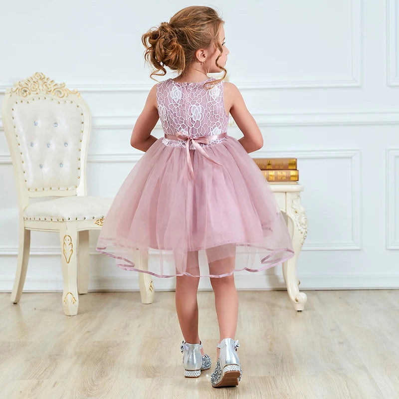 Baby Girls Dress Casual Costume Kids Dresses For Girls Flower Baby