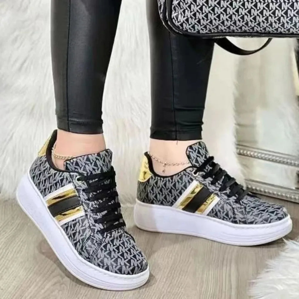 Women's Causal Sneakers luxury Shoes Woman Fashion Breathable Lace Up