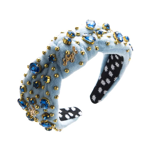 European and American Fashion New Rhinestone Hair Band Pure Hand Sewn