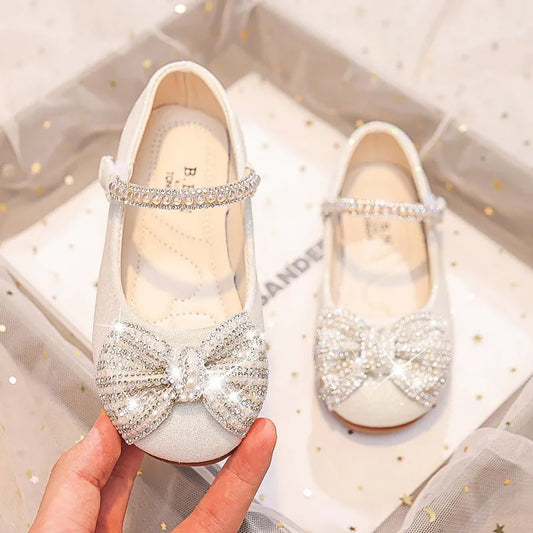 Children Mary Janes for Party Wedding Shows Girls Flats Shiny