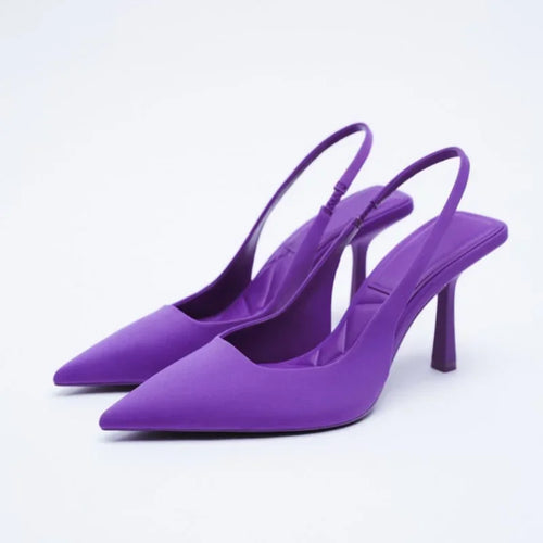 New Autumn Women's Shoes Fashion Women's Pumps Pointed Toe High