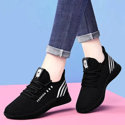 Fashionable Women's Casual Student Flats Sporty Travel Shoes Running