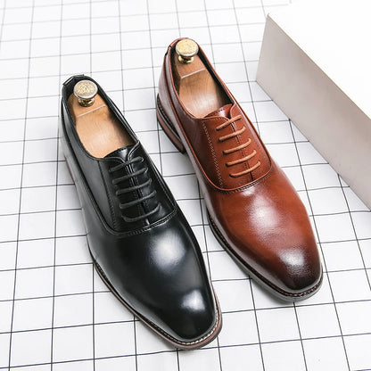 Luxury High Quality Men Shoes Fashion Casual Shoes Male Pointed Oxford