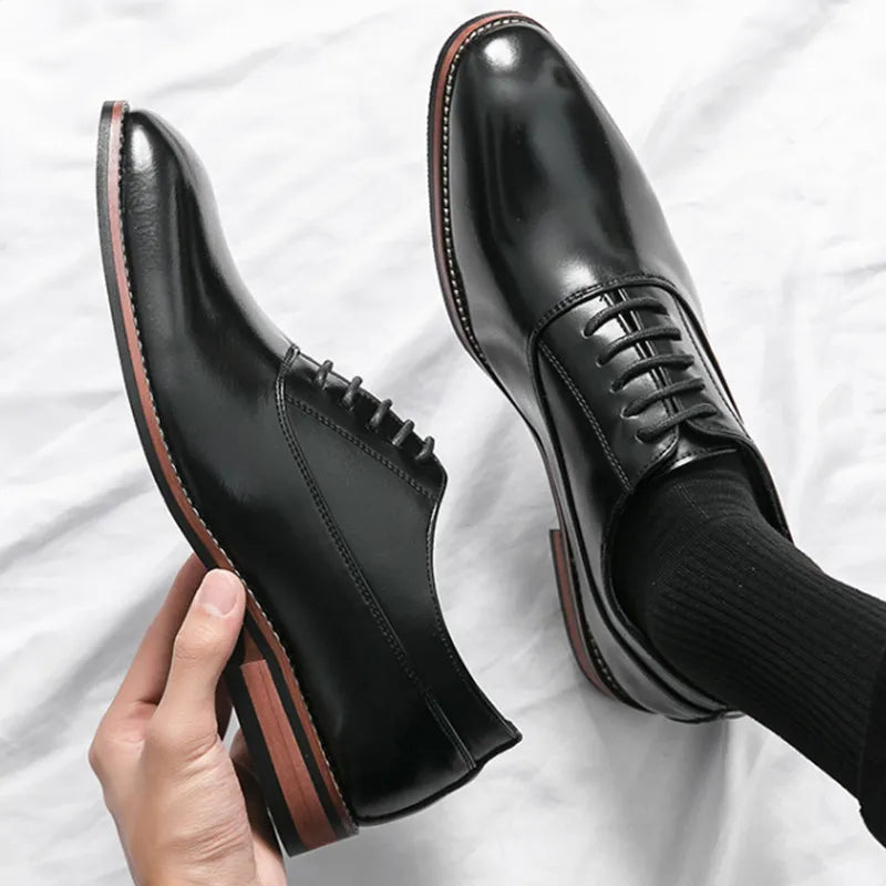 Luxury High Quality Men Shoes Fashion Casual Shoes Male Pointed Oxford