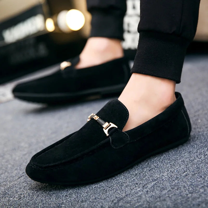 Slip-on Loafers for Men Soft Driving Moccasins High Quality Flats Male