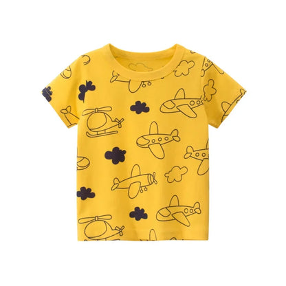 Children's T-Shirt for Boys Girls Kids Shirts Baby Short Sleeve