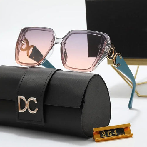 New Fashion Sunglasses Luxury Brand Designer Women Retro Square