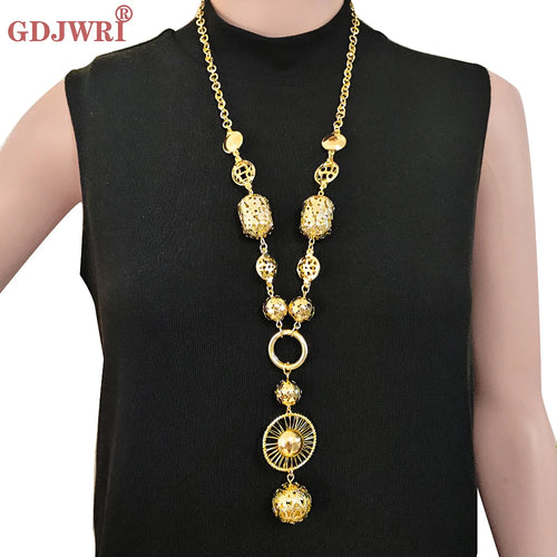 Long Three Layers Trendy For Women Jewelry Statement Necklace