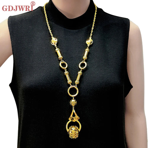 Long Three Layers Trendy For Women Jewelry Statement Necklace