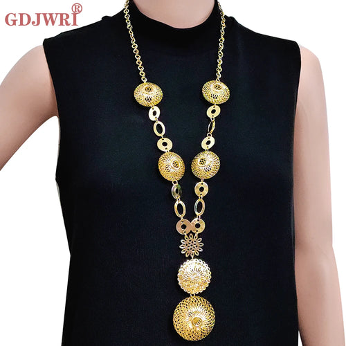 Long Three Layers Trendy For Women Jewelry Statement Necklace